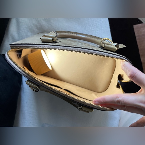 Louis Vuitton Alma PM Dune Monogram Embossed Vernis Patent Leather - Picture 9 of 16